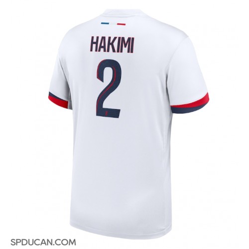 Muški Nogometni Dres Paris Saint-Germain Achraf Hakimi #2 Gostujuci 2024-25 Kratak Rukav